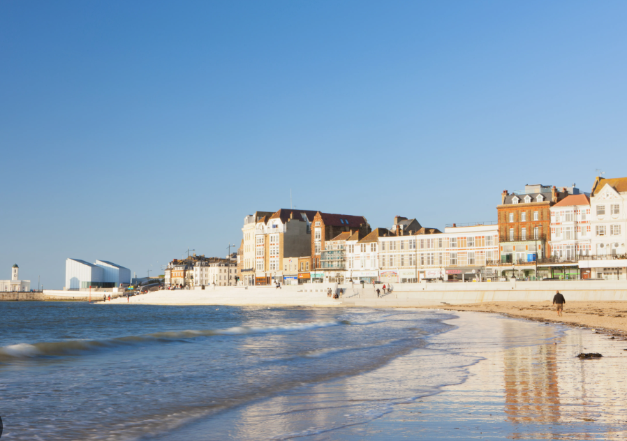 Margate seafront in Thanet
