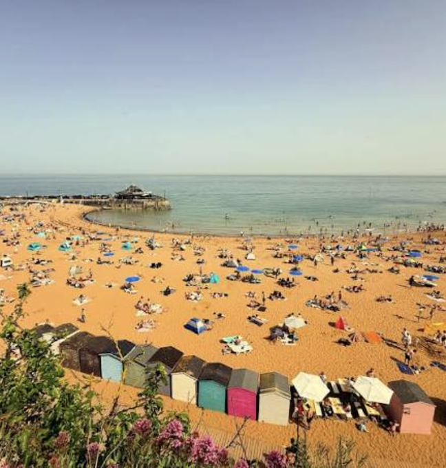 Broadstairs beach in Thanet
