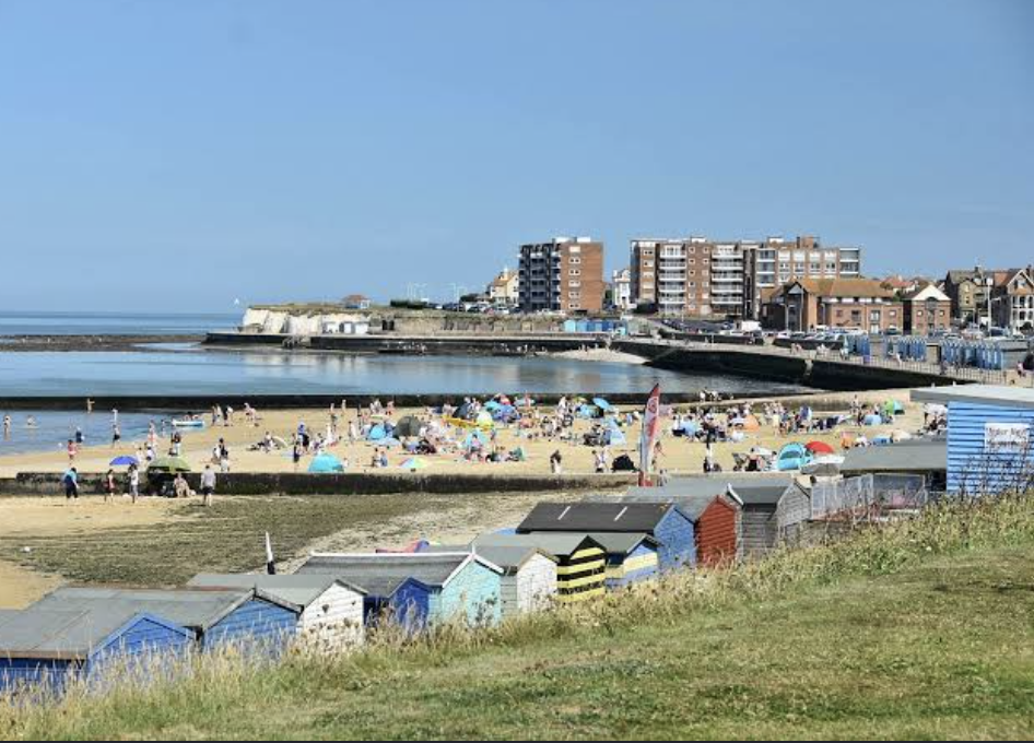 Minnis Bay in Birchington-on-Sea